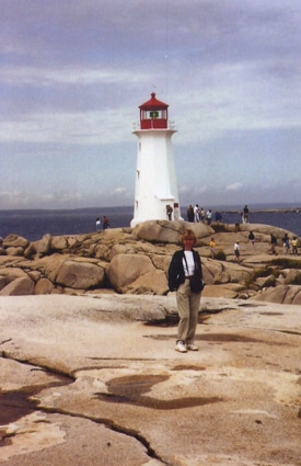 Marianne at Peggy’s Cove in St. Margaret's Bay