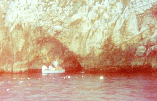 Blue Grotto on the Isle of Capri