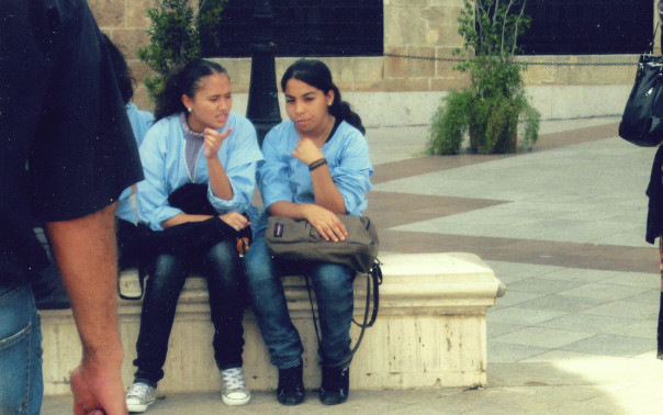 Students from Tunis, Tunisia on class trip