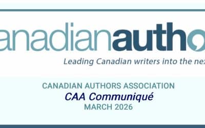 The Chase Announced by The Canadian Authors Association