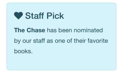 The Chase Chosen to be a Staff Favourite by Friesen Press.
