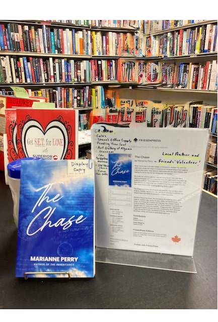 Bookstore display of The Chase. 