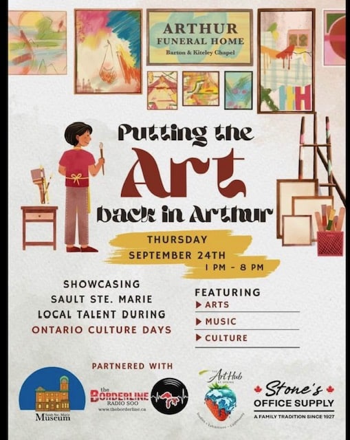 Evnt poster for Putting the Art back in Arthur